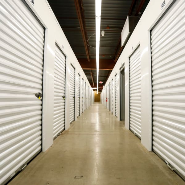 Climate-controlled indoor storage units at StorQuest Self Storage in Madison, Wisconsin