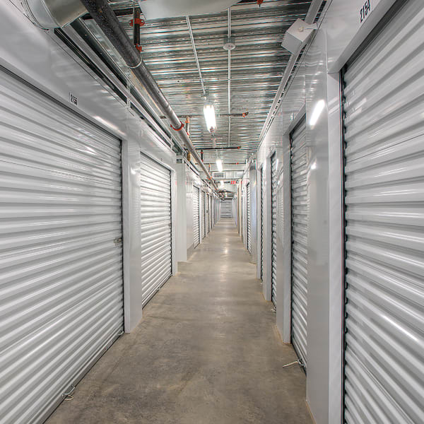 Indoor storage units at StorQuest Self Storage in Torrance, California