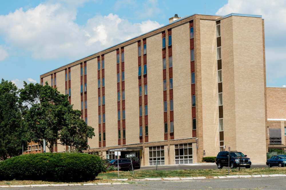 View of exterior building at 275 Chestnut Supportive Housing in Springfield, Massachusetts