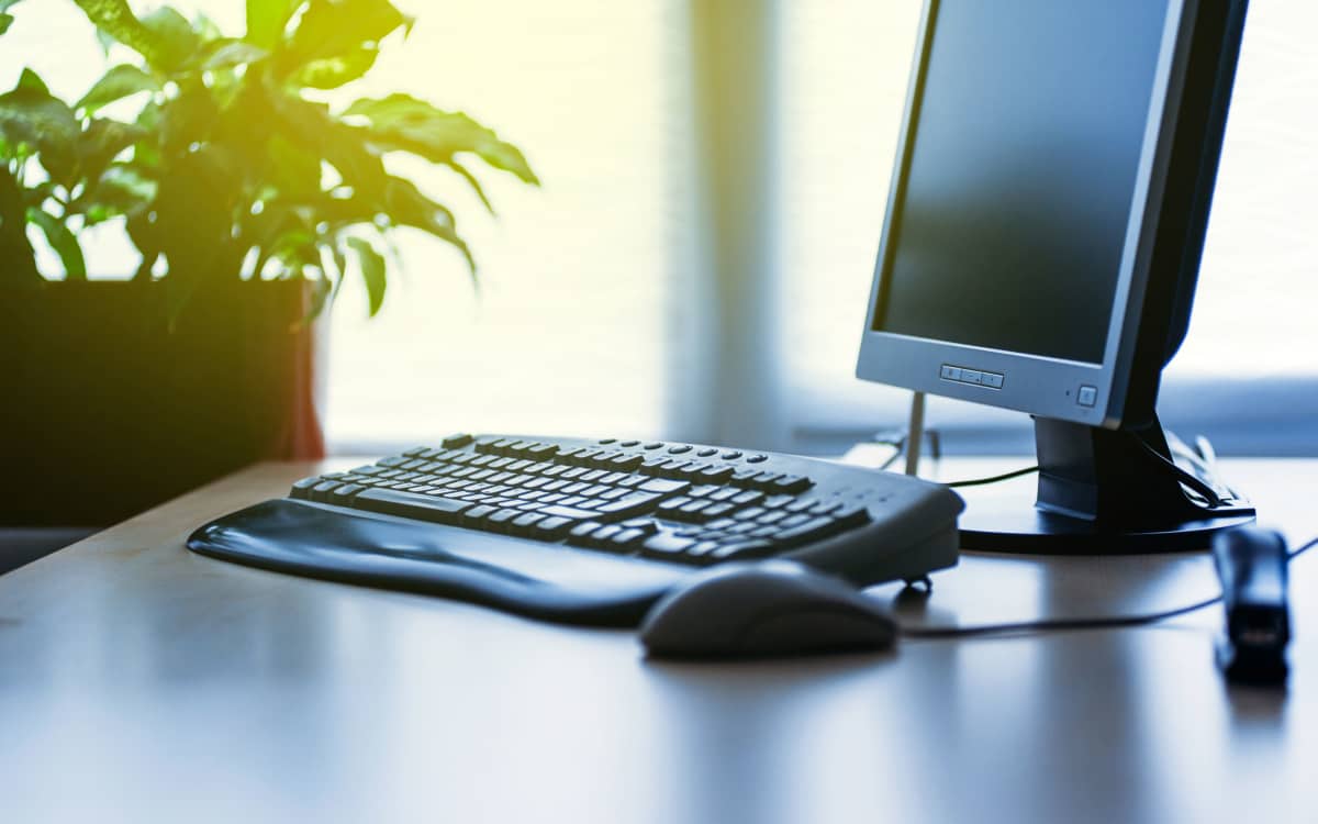 Online rental payments desk at The Cascalote in Glendale, Arizona