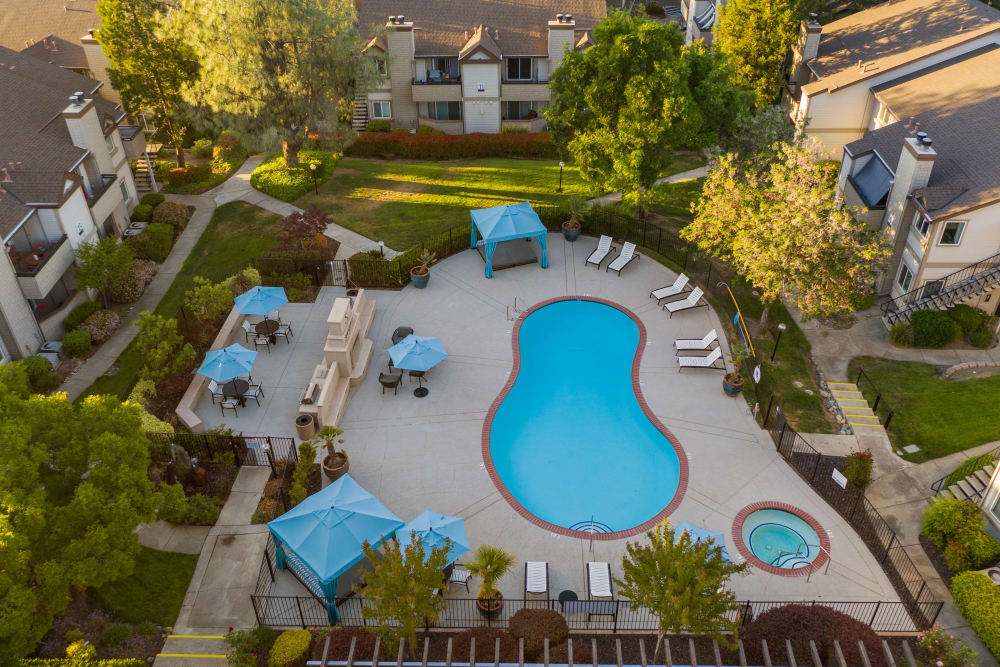 Enjoy our luxury apartments swimming pool at Shaliko