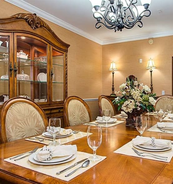 A view into the beauty and comfort our senior living community provides here at Grand Villa of Melbourne