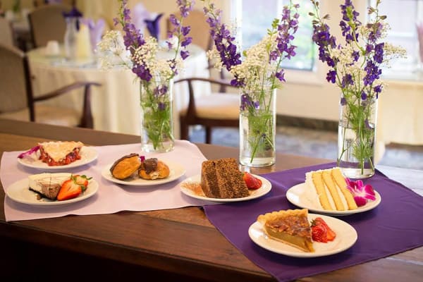 Delicious dessert spread at WellQuest of Granite Bay in Granite Bay, California