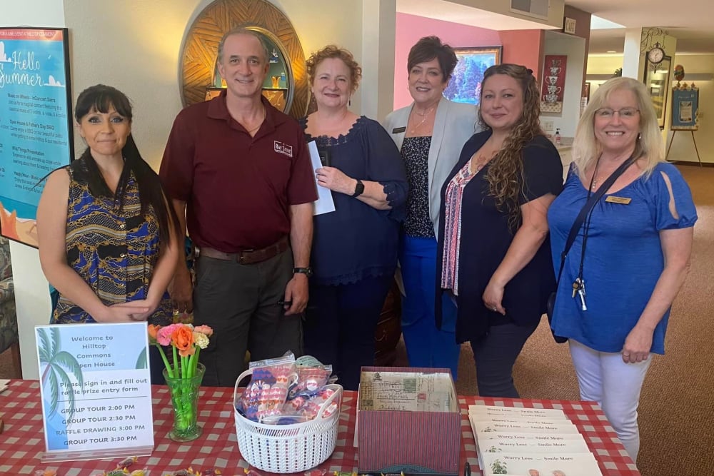 Open House event at Hilltop Commons Senior Living in Grass Valley, California