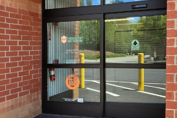 Entrance to Facility at Monster Self Storage