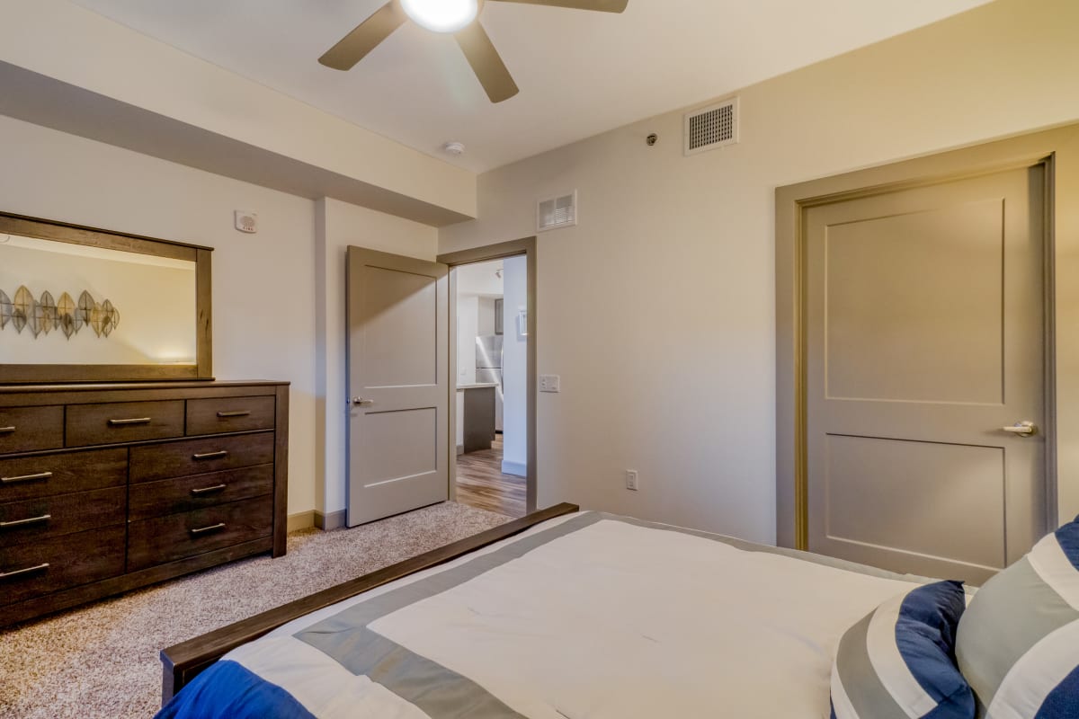 Bedroom at Enchanted Springs Apartments in Colorado Springs, Colorado