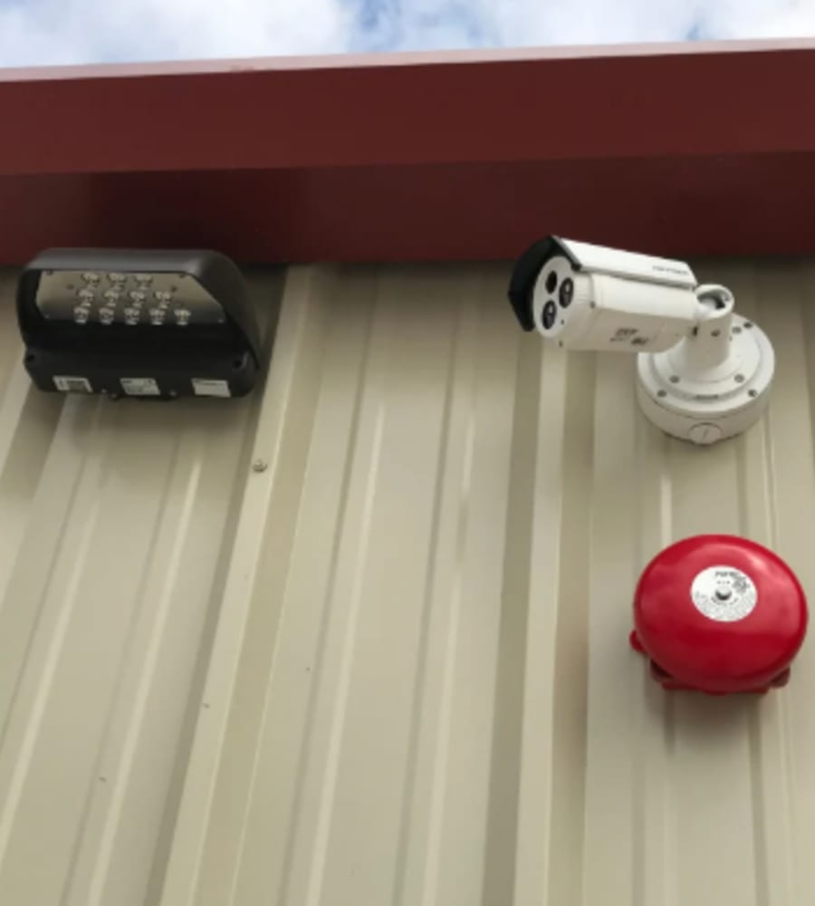 Security camera at Storage Authority Buck Road in Glassboro,New Jersey