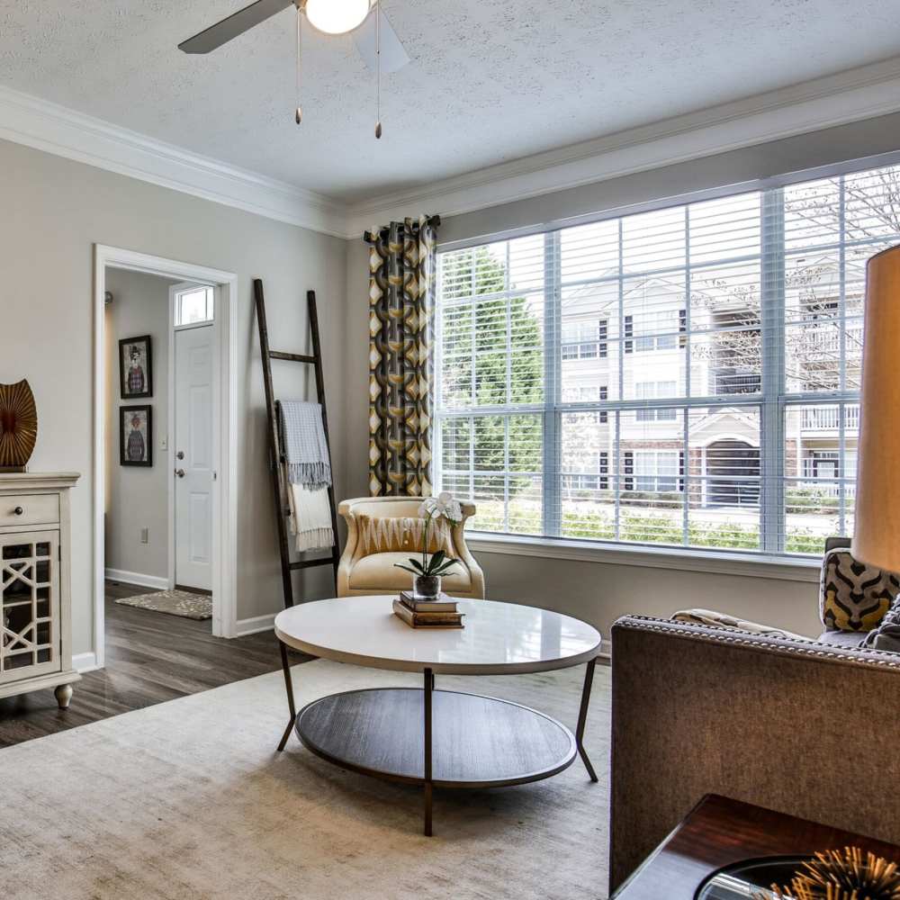 Model living space at Avonlea Highlands in Cartersville, Georgia