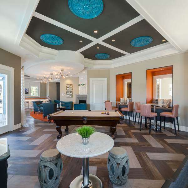 Luxurious clubhouse at Elevations One, Woodbridge, Virginia