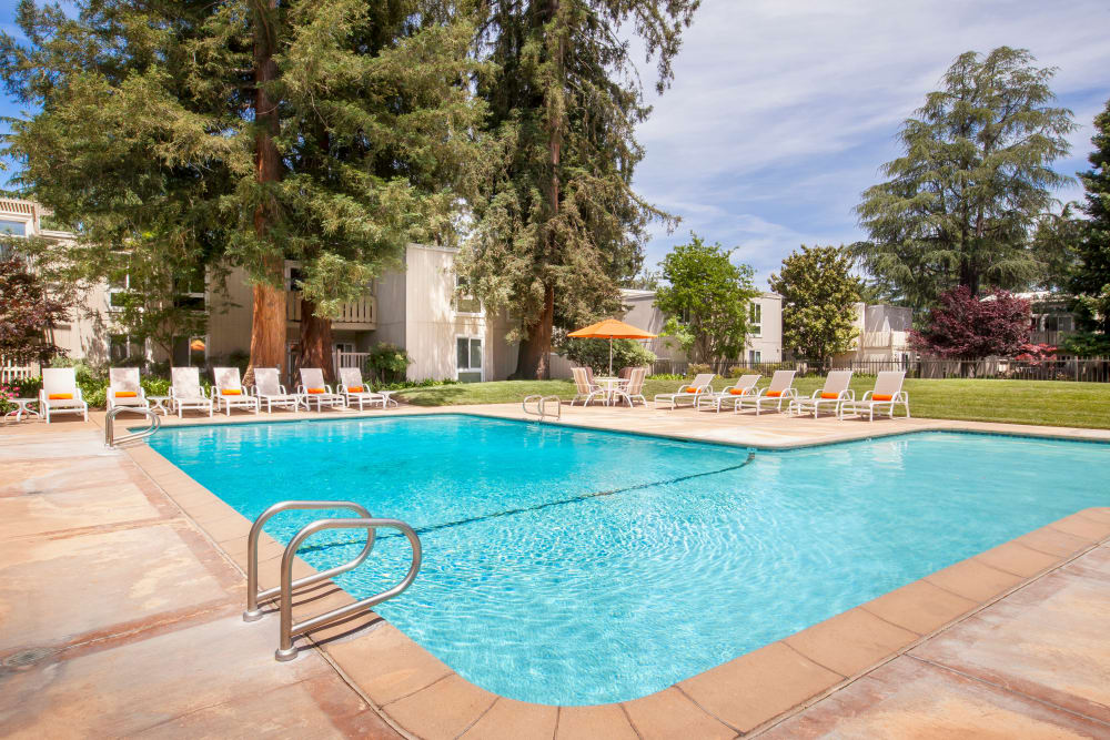 Relaxing amenities at Brookdale Apartments in San Jose, California
