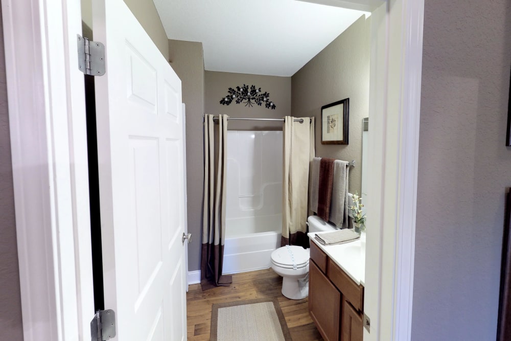 Bathroom at The Enclave of Hardin Valley | Apartments in Knoxville, Tennessee