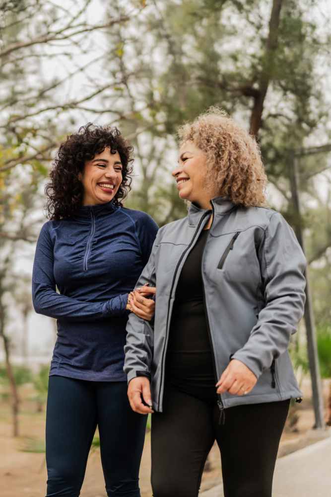Resident out for walk near Melody in Las Vegas, Nevada