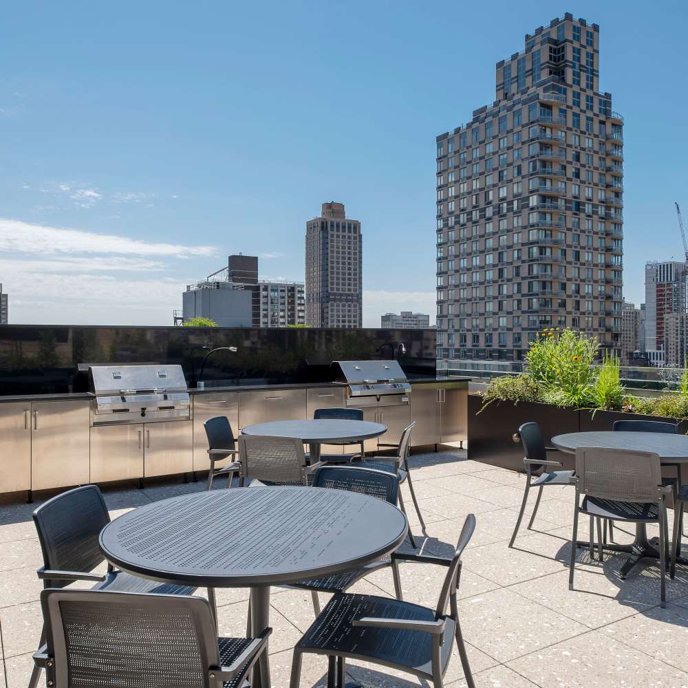 Rooftop seating The Ventura in New York, New York