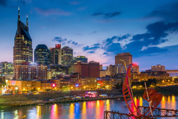 Nashville, Tennessee Skyline