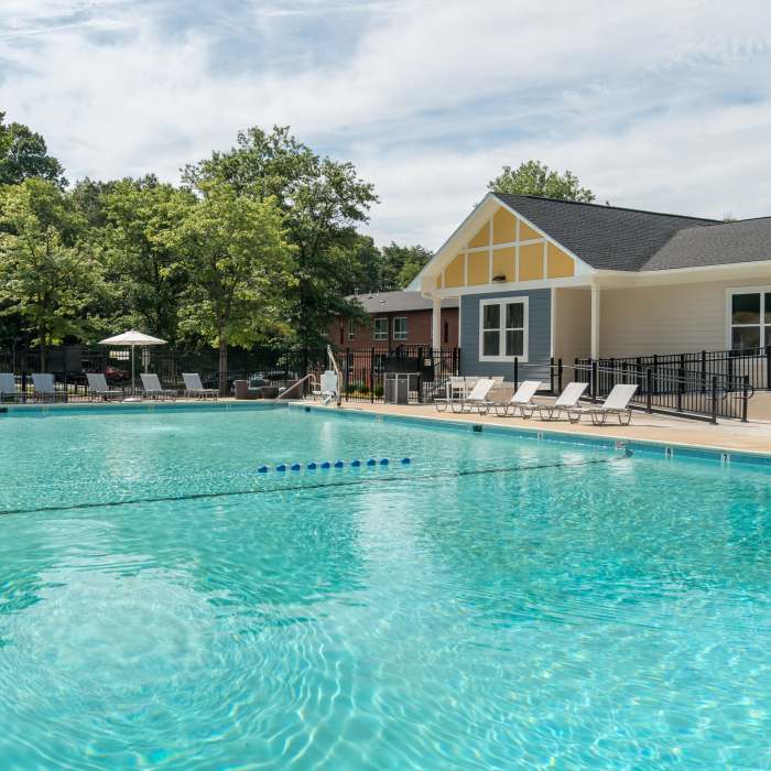 Olympic-Style Swimming Pool at Elevations One, Woodbridge, Virginia