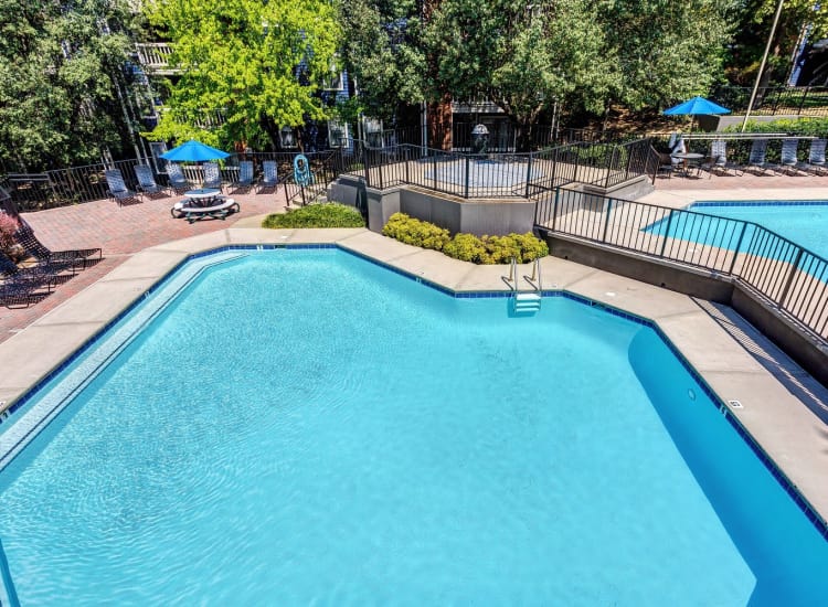 Sparkling swimming pool at Lyric on Bell in Antioch, Tennessee