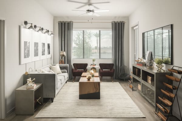 Sleek, modern at Soltra at San Tan Village in Gilbert, Arizona