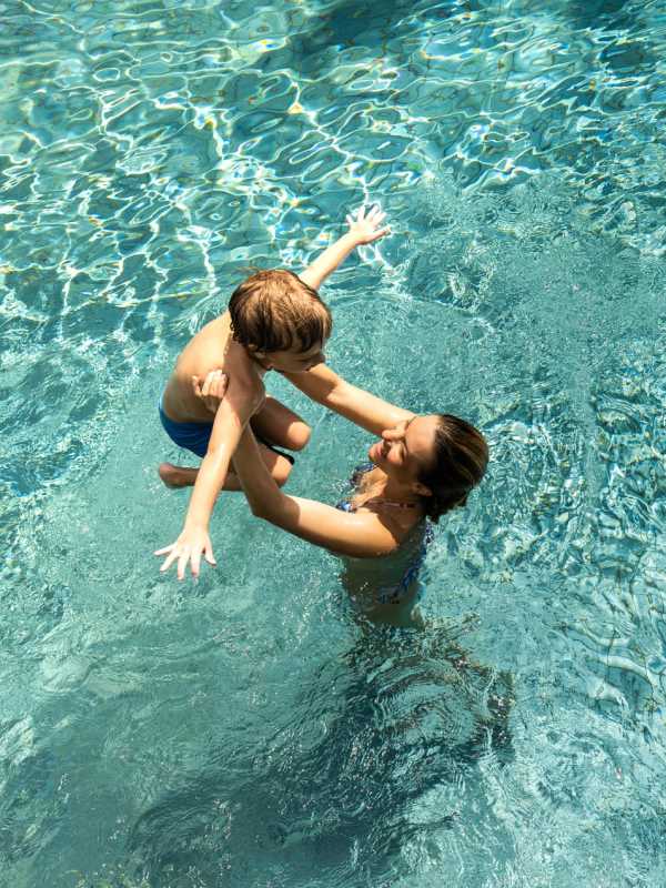 Residents Enjoying the Swimming Pool at Palmhouse Jacksonville in Jacksonville, Florida