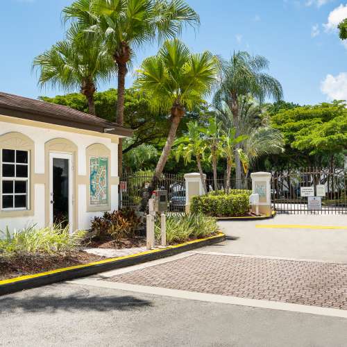 Gated community at Emerald Palms in Miami, Florida