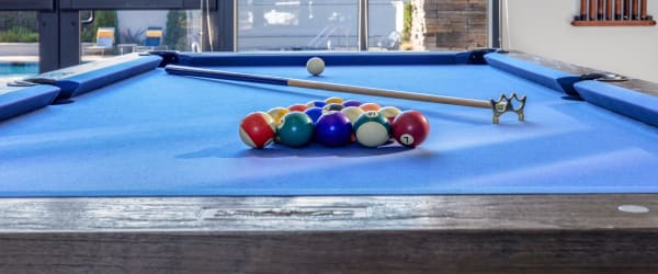 Pool  table at Tanglewood in Davis, California