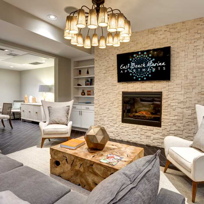 Resident clubhouse at East Beach Marina, Norfolk, Virginia