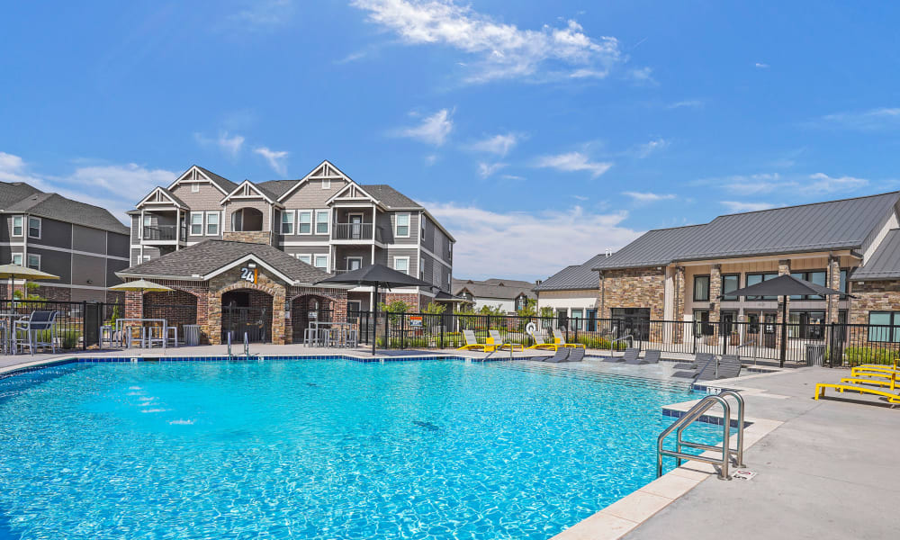 Pool at 24Hundred Apartments in Oklahoma City, OK