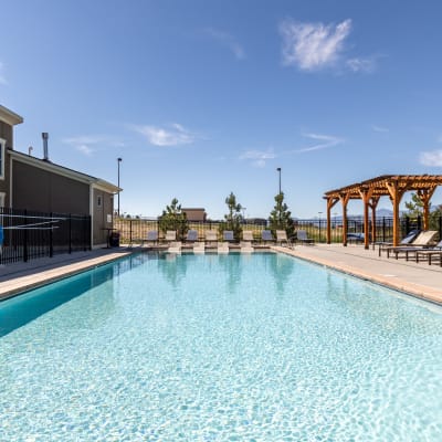 Swimming Pool at The Towne at Northgate Apartments in Colorado Springs, Colorado