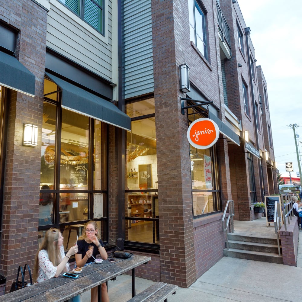 First-level retail at 12 South Apartments in Nashville, Tennessee