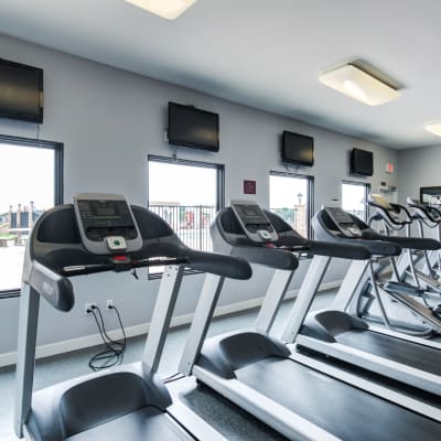 fitness center at Pacific View in Oceanside, California