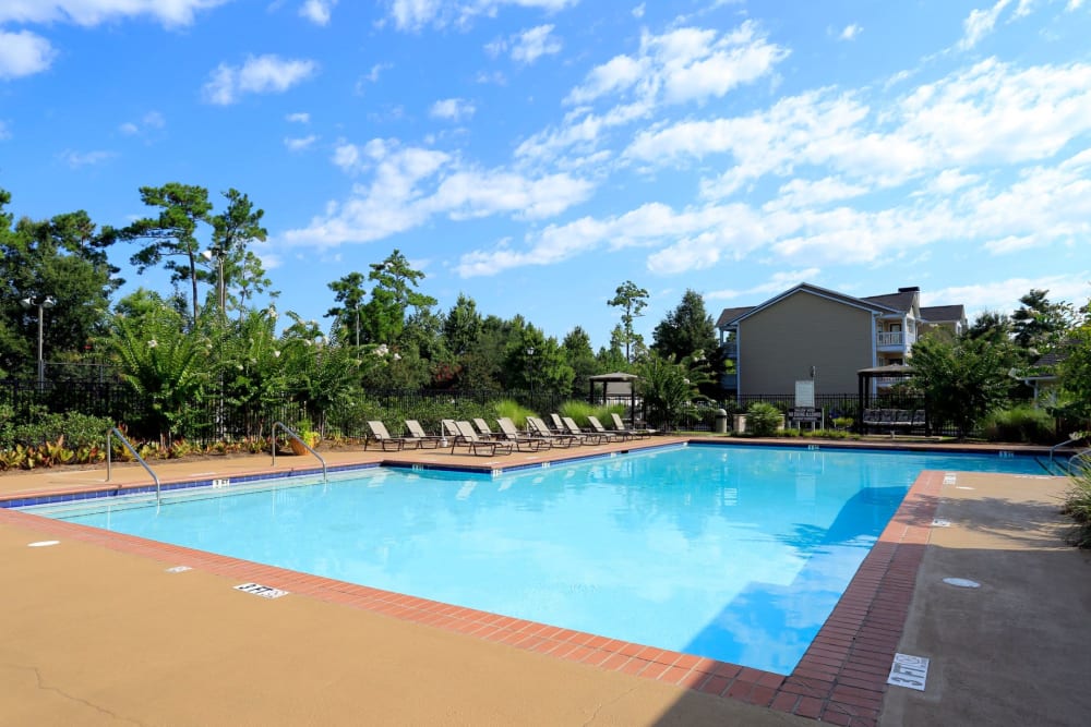 Pool area for resident use at Palmetto Pointe in Myrtle Beach, South Carolina