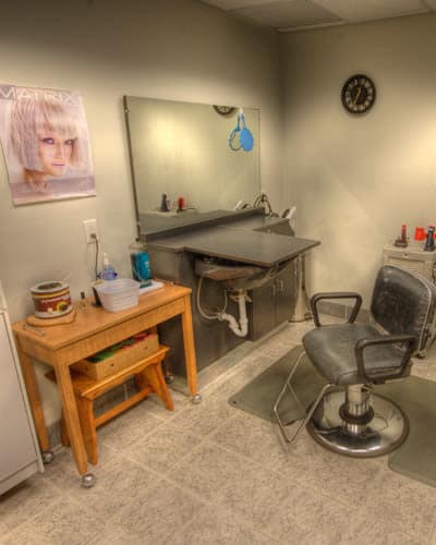Salon at Residence 600 with couches