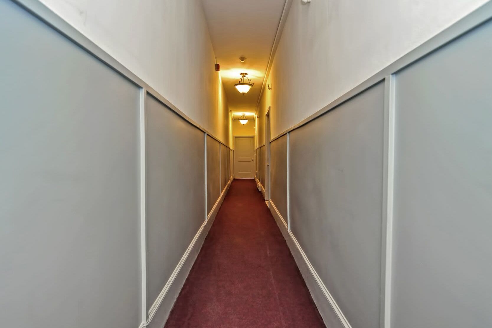 Hallway at Boylston Crossing Apartment Homes in Boston, Massachusetts