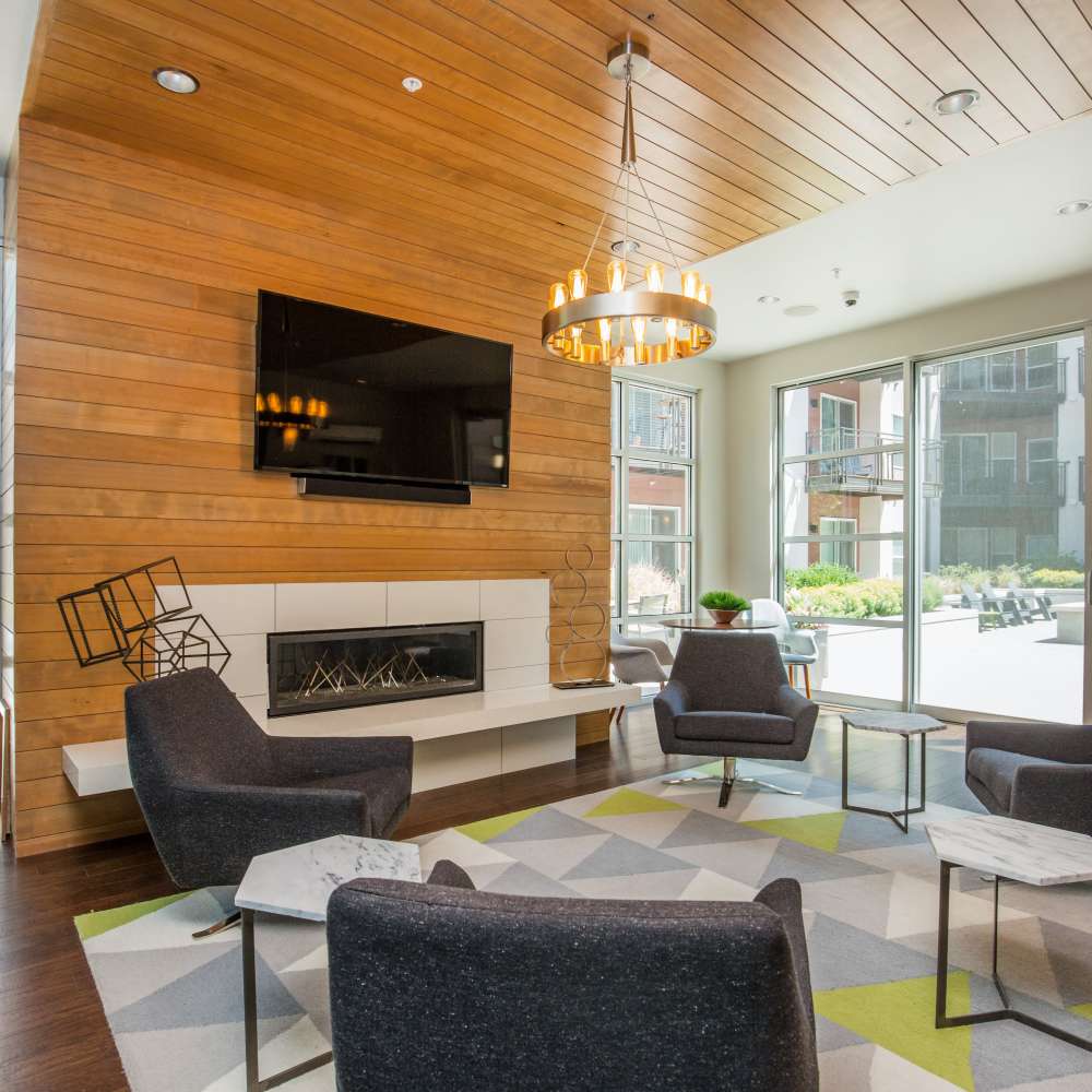 Resident lounge at Park Place Olde Town Apartments in Arvada,Colorado