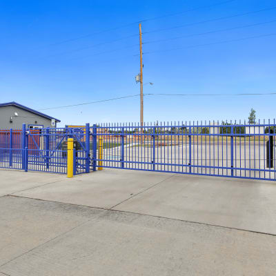 A covered loading dock at Storage Star - Anchorage South in Anchorage, Alaska