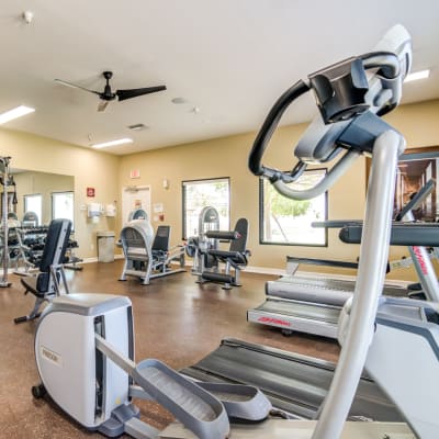 Exercise equipment at San Onofre III in San Clemente, California