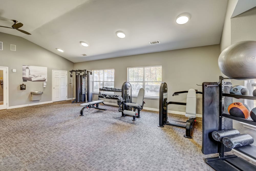 Fitness center at Crescent at Wolfchase in Memphis, Tennessee