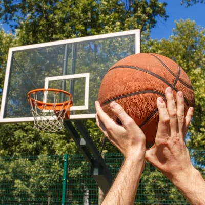 Basketball Court at Ben Moreell in Norfolk, Virginia