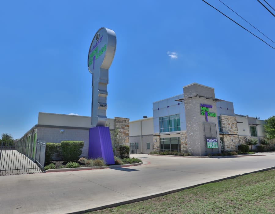 Branding and signage in front of A-AAAKey - Potranco West in San Antonio, Texas