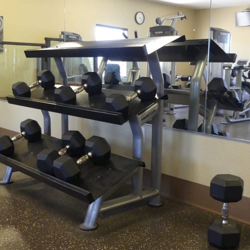 fitness center at Ocotillo Heights in Twentynine Palms, California