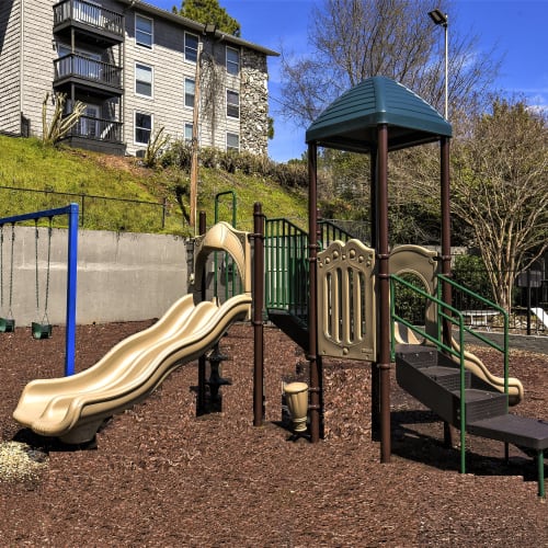 Well equipped playground at HighPointe Apartments in Birmingham, Alabama